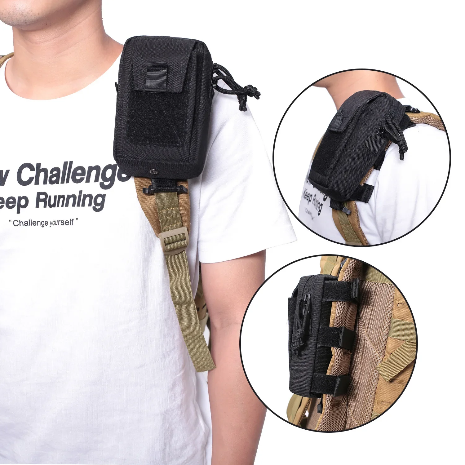 Backpack Insert Organizer - Ремешок для телефона с креплением Molle,