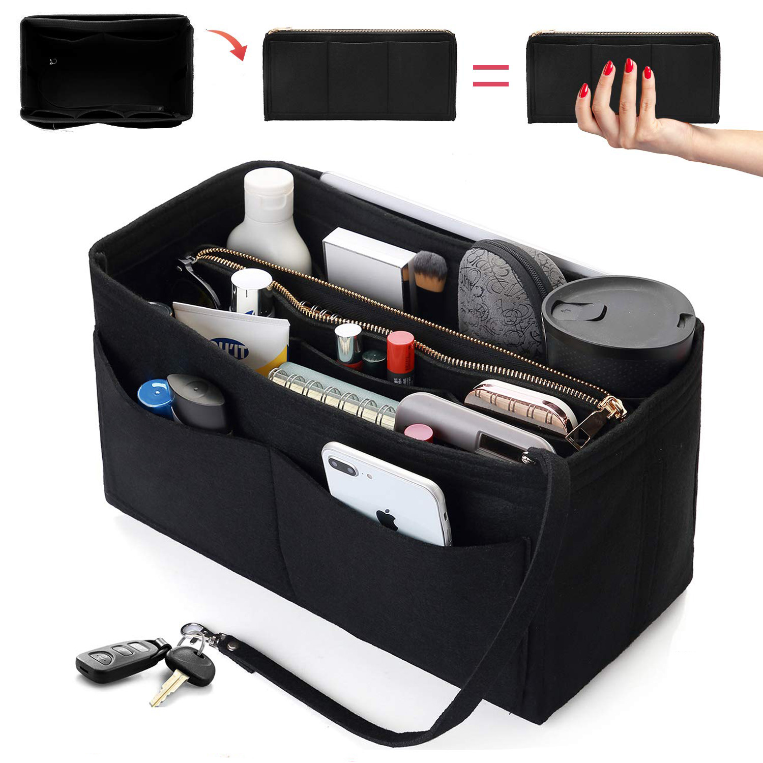 Фетровая вставка-органайзер дл – обзор и цена Backpack Insert Organizer